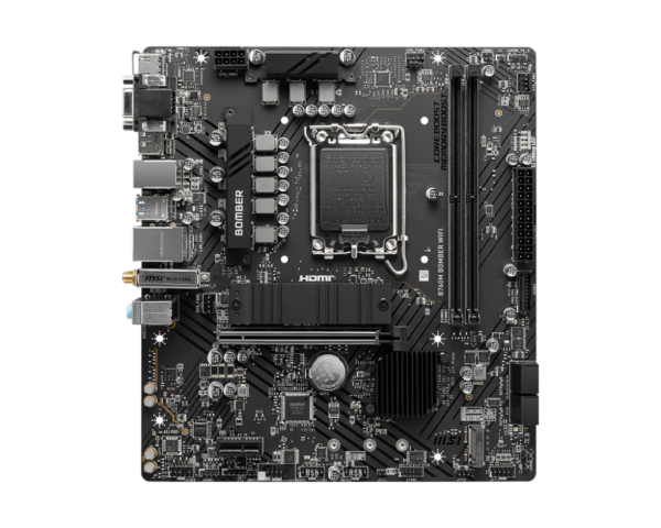 MSI PRO B760M-Bomber WIFI  Motherboard 14th/13th/12th Gen Intel Processors  DDR5 Support - Image 2