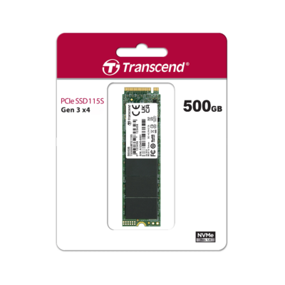 Transcend 500GB PCIe NVMe M.2 SuperSpeed SSD – MTE 110s 500GB PCIe Gen3 x4 Internal SSD