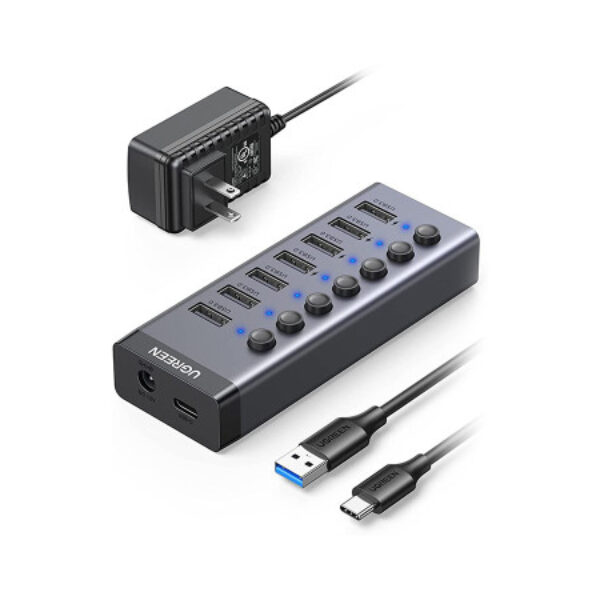 UGREEN 7 Ports USB 3.0 HUB with USB-B to USB 3.0 Male Cable