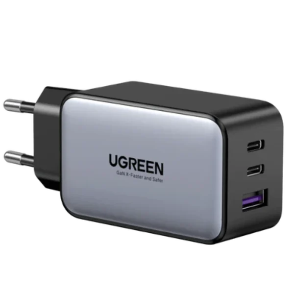 Ugreen Nexode 65W USB C GaN Charger-3 Ports Wall Charger (10335)